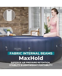 SaluSpa Hawaii Energy-Smart AirJet 4-6 Person Inflatable Hot Tub w/ App-Control