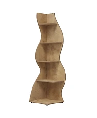 Slickblue 5 Tier Corner Display Rack for Living Room Bedroom and Office