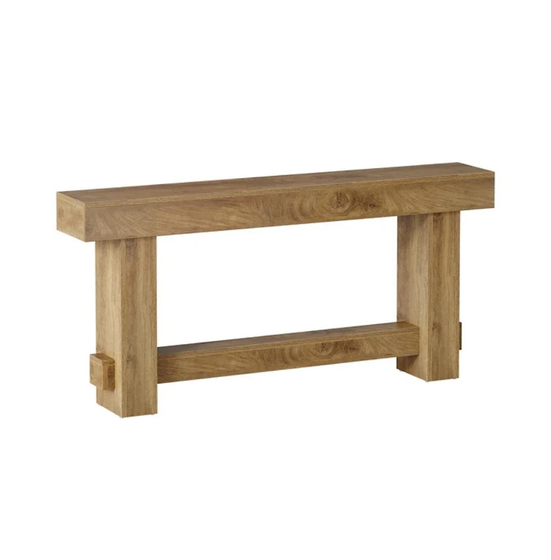 Slickblue Farmhouse Wooden Console Table, Sofa Table for Entryway and Hallway
