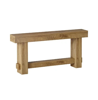 Slickblue Farmhouse Wooden Console Table, Sofa Table for Entryway and Hallway