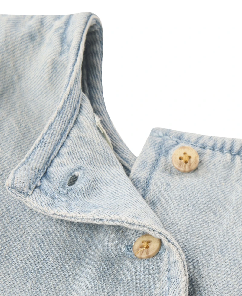 Levi's Baby Girls' Yoke Top and Balloon Pants, 2-Piece Set
