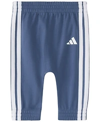 adidas Baby Boys' Logo Long-Sleeve Bodysuit and Pants Set, 2-Piece Set