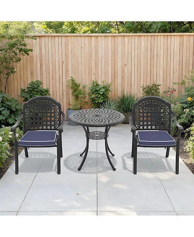 Streamdale Furniture Set Of Cast Aluminum Patio Furniture