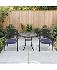 Streamdale Furniture Set Of Cast Aluminum Patio Furniture