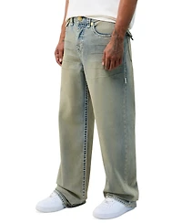 True Religion Men's Vinny Ultra Baggy Super T Flap Jeans