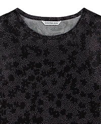 Calvin Klein Girls' 7-16 Short-Sleeve Mesh T-Shirt