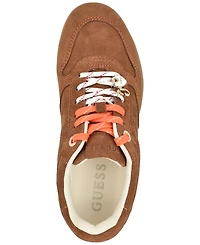 Guess Women's Besar Charms Contrast Laces Suede Sneakers