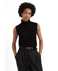 Chinti & Parker Women's Wool-Cashmere High-Neck Tank