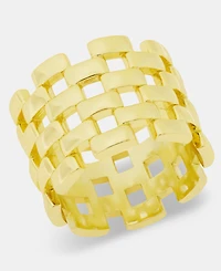 I.n.c. International Concepts Gold-Tone Basketweave Ring, Macy's Exclusive