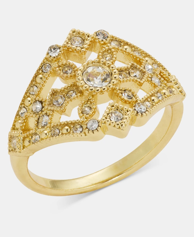 Charter Club Cubic Zirconia Pave Ring, Macy's Exclusive