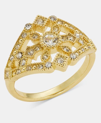 Charter Club Cubic Zirconia Pave Ring, Macy's Exclusive