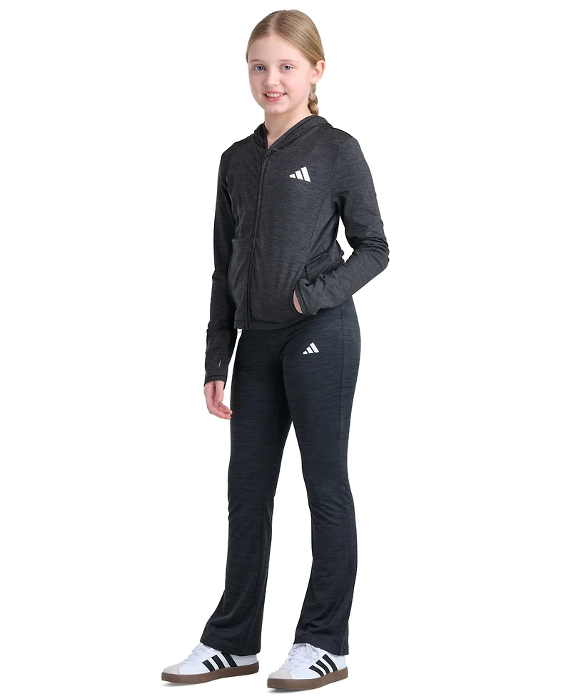 adidas Girls' 7-16 Long-Sleeve Full-Zip Hooded Jacket