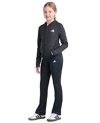 adidas Girls' 7-16 Long-Sleeve Full-Zip Hooded Jacket