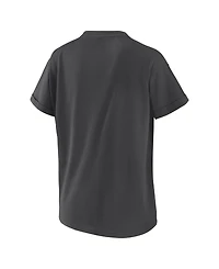 Wear by Erin Andrews Women's Charcoal Minnesota Twins Domestic Box Color Boyfriend T-Shirt
