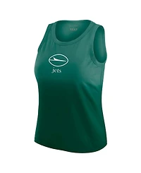 Wear by Erin Andrews Women's x Gracie Hunt Green New York Jets Ombre Tank Top