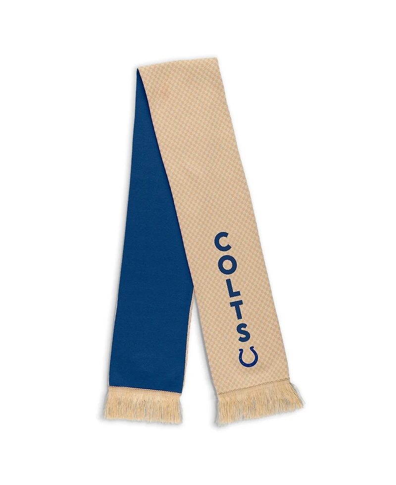 Wear by Erin Andrews Women's Indianapolis Colts Tonal Microcheck Scarf Glove Set