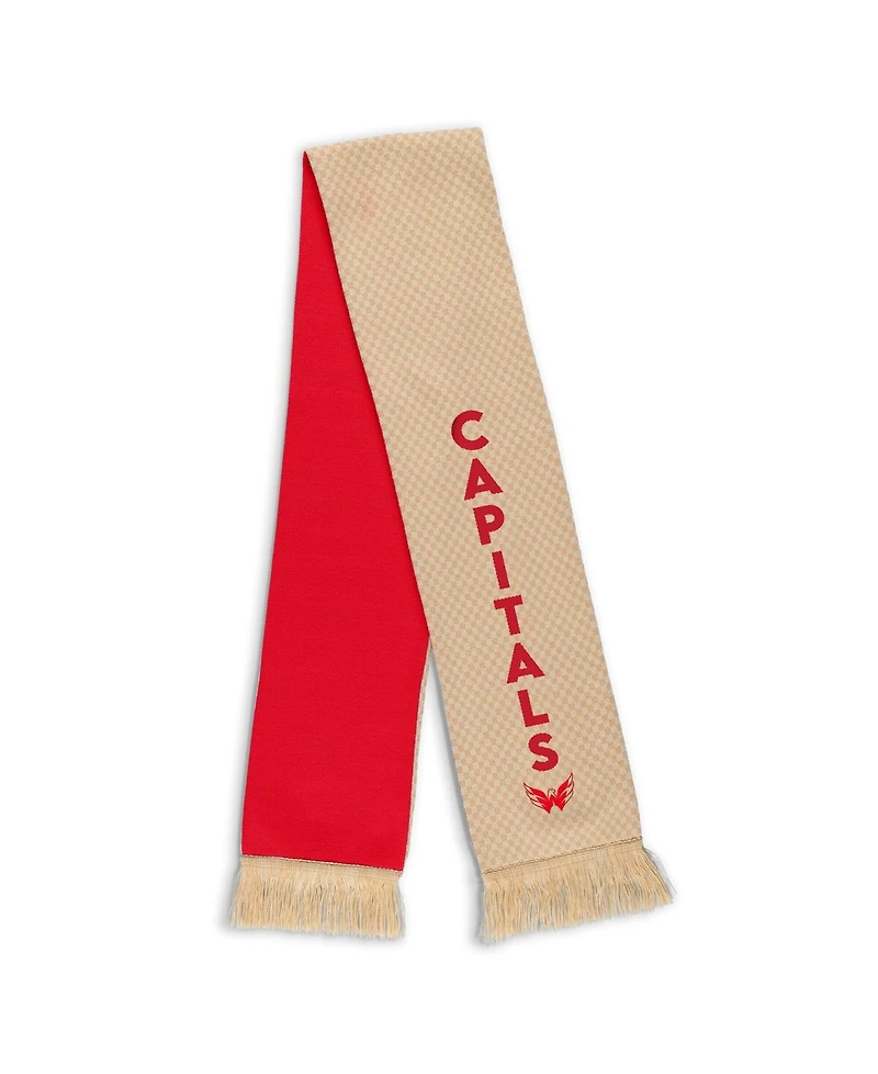 Wear by Erin Andrews Women's Washington Capitals Tonal Microcheck Scarf Glove Set