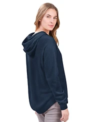 G-iii 4Her by Carl Banks Women's G-iii Navy Atlanta Braves Jordan Angel Raglan Fleece Pullover Hoodie