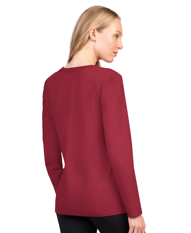 G-iii 4Her by Carl Banks Women's Cardinal Arizona Cardinals Best Play Long Sleeve T-Shirt
