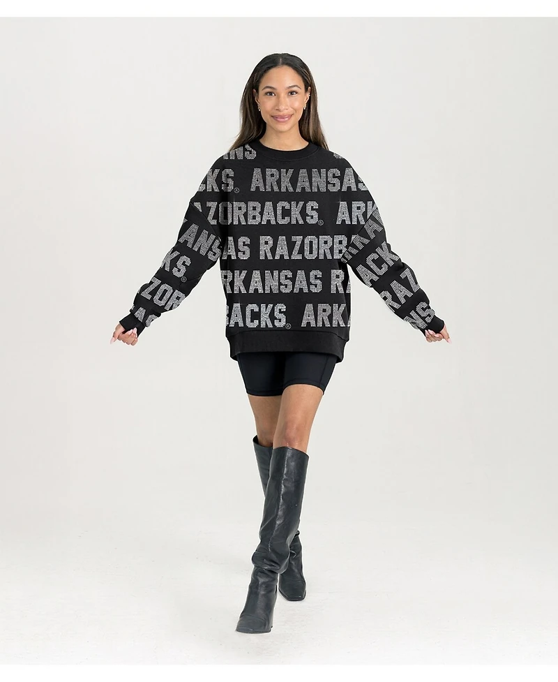 Gameday Couture Women's Black Arkansas Razorbacks Hype Era Sweatshirt