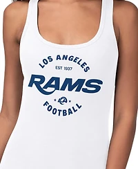 G-iii 4Her by Carl Banks Women's White Los Angeles Rams Preseason Tank Top