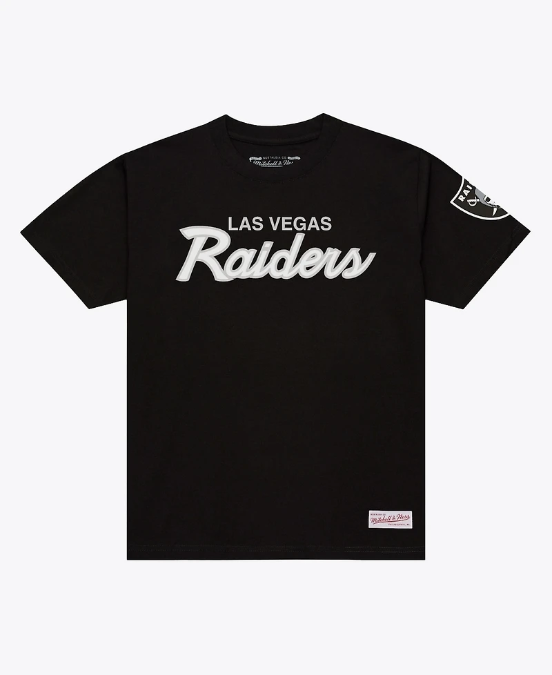 Mitchell & Ness Men's Black Las Vegas Raiders Head Coach Classic T-Shirt