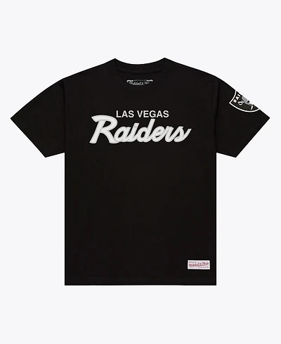 Mitchell & Ness Men's Black Las Vegas Raiders Head Coach Classic T-Shirt