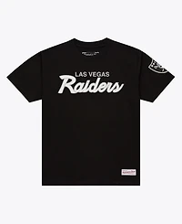 Mitchell & Ness Men's Black Las Vegas Raiders Head Coach Classic T-Shirt