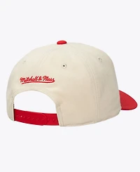 Mitchell & Ness Men's and Women's Cream Cincinnati Reds Retro Arch Pro Pinch Snapback Hat