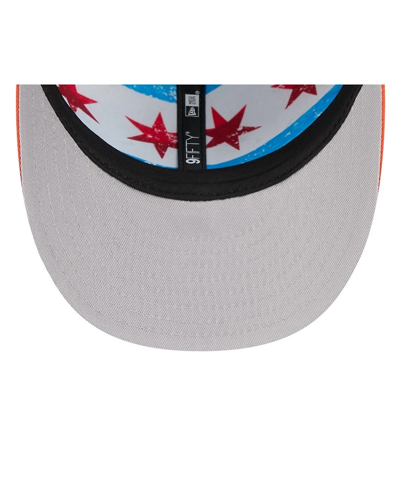 New Era Big Boys and Girls Navy/Orange Chicago Bears 2026 Nfl Draft Pre-Curved 9FIFTY Snapback Hat