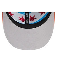 New Era Big Boys and Girls Navy/Orange Chicago Bears 2026 Nfl Draft Pre-Curved 9FIFTY Snapback Hat