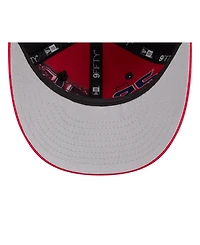 New Era Big Boys and Girls Navy/Red Houston Texans 2026 Nfl Draft Pre-Curved 9FIFTY Snapback Hat