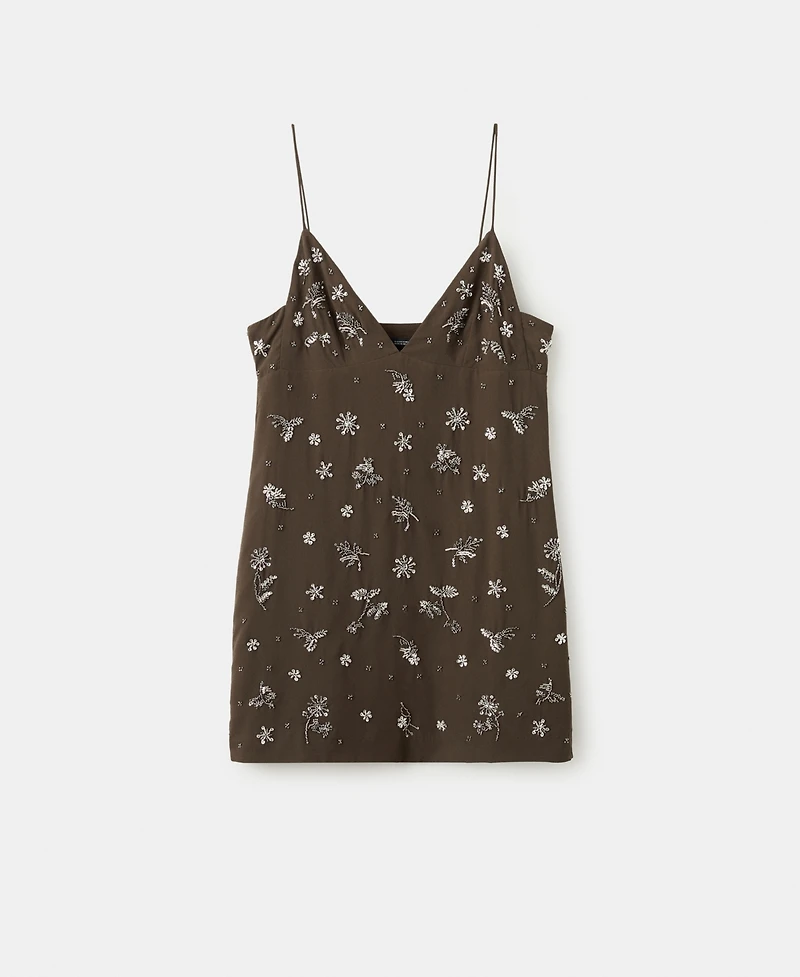 Mango Women's Embroidery Bead Dress