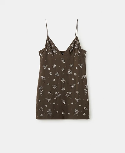 Mango Women's Embroidery Bead Dress