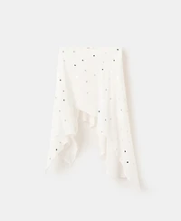 Mango Women's Asymmetrical Sequined Skirt