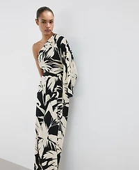Mango Women's Asymmetrical Flared-Sleeve Jumpsuit