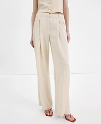 Mango Women's Mid-Rise Lyocell Pants