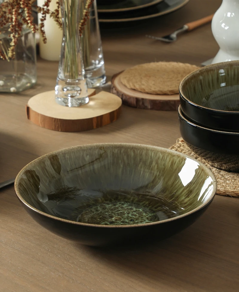 Stone Lain Riley 32-Piece Dinnerware Set, Service For 8