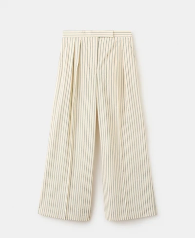Mango Women's Chalk-Stripe Straight Pants
