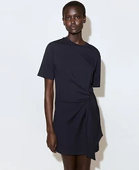 Mango Women's Side Tie Cotton Dress