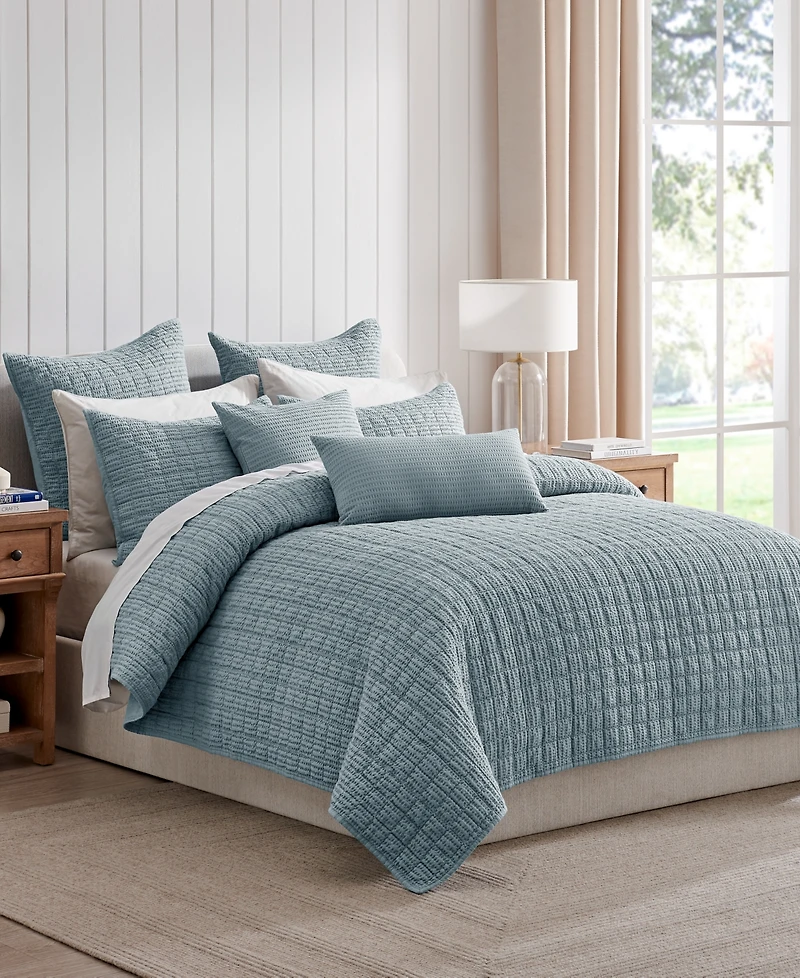 Levtex Cloud Waffle Textured 3-Pc. Quilt Set, Full/Queen