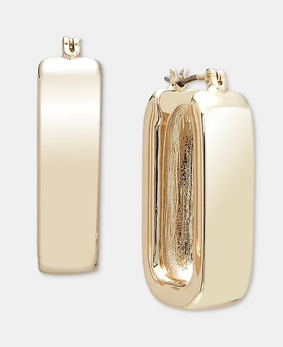 On 34th Geometric Oval Hoop Earrings, Macy's Exclusive