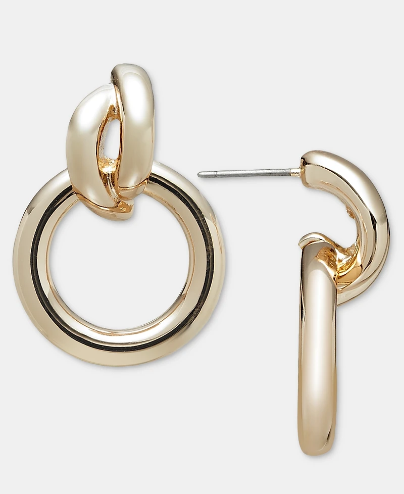 On 34th Linked Doorknocker Drop Earrings, Macy's Exclusive