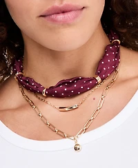 On 34th Layered Scarf Three-Row Necklace, Macy's Exclusive