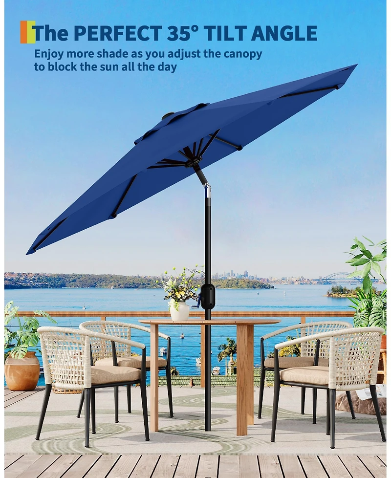 gaomon Outdoor Patio Umbrella, Table Market Umbrella, Protection Waterproof for Garden, Deck