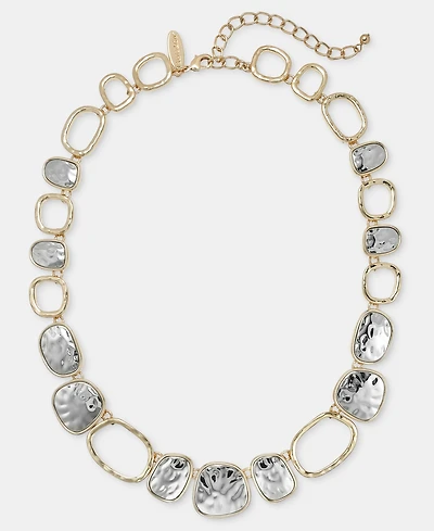 Style & Co Sculptural Disc All-Around Statement Necklace, 16" + 3" extender, Macy's Exclusive