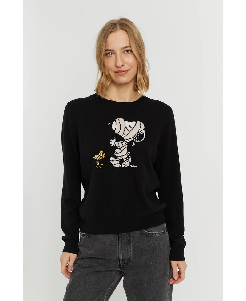 Chinti & Parker Women's Wool-Cashmere Snoopy Mummy Sweater