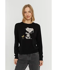 Chinti & Parker Women's Wool-Cashmere Snoopy Mummy Sweater