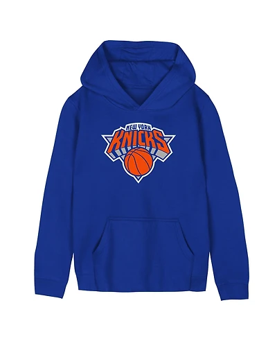 Outerstuff Preschool Blue New York Knicks Primary Logo Hoodie
