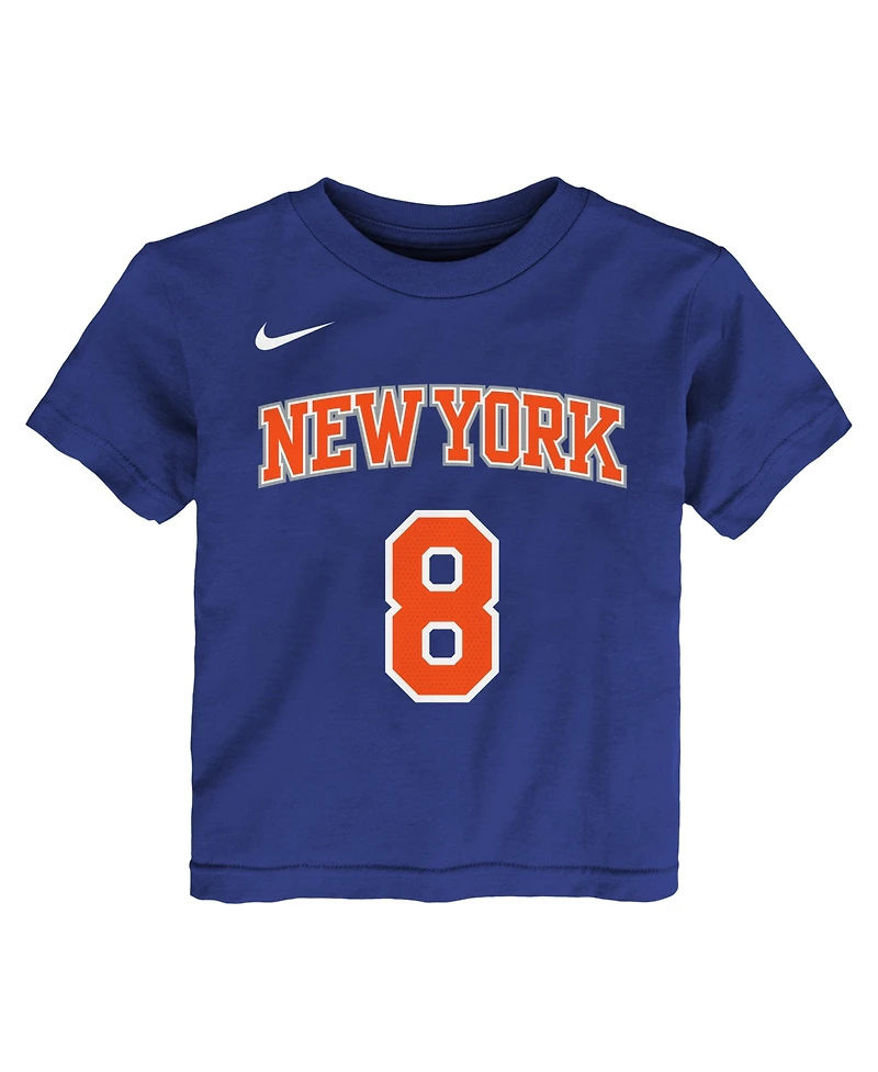 Nike Toddler Og Anunoby Blue New York Knicks Icon Name Number T-Shirt